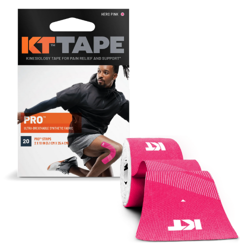 KT Tape Pro 20 Strip - Hero Pink